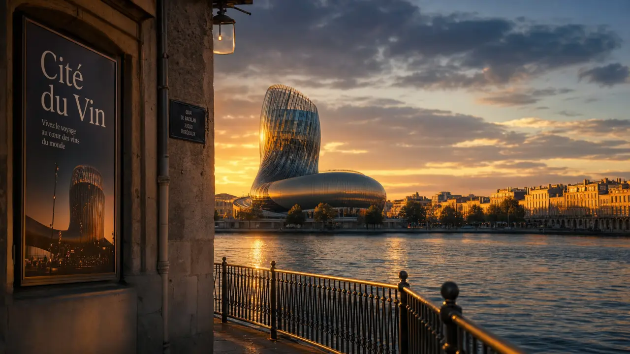 Avis sur Cité du Vin : vue depuis les quais et belvédère à 35 m