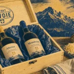 Coffret vin Savoie : bouteilles Altesse et Mondeuse, dégustation alpine