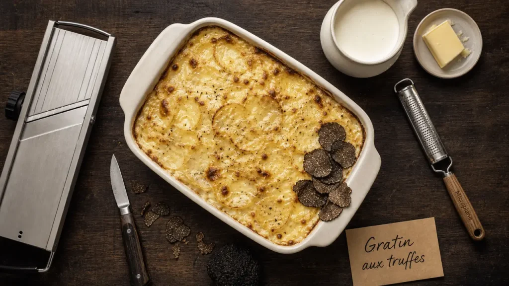 Gratin dauphinois au truffes Marmiton, gratin aux pommes de terre à la crème