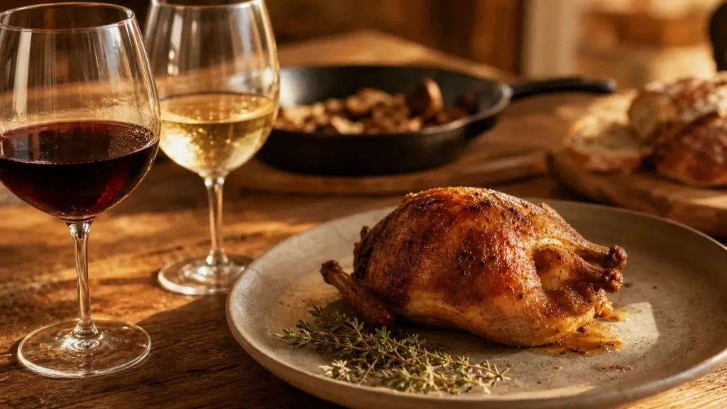 Cailles rôties, farcies ou en sauce : quel vin servir ?