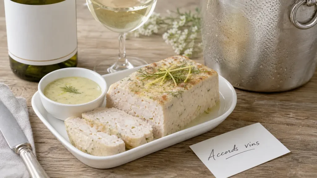Vin avec pain de poisson : blanc vif, rosé sec ou bulle citronnée ?