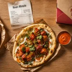 bollynan street food indienne - montorgueil : naan doré et sauces, livraison