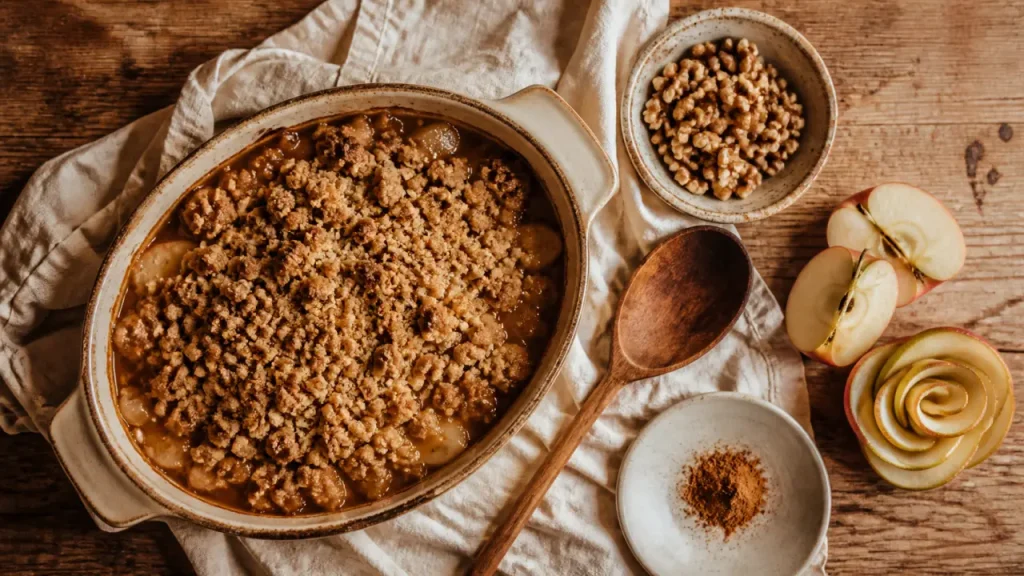 Dessert d automne crumble pommes-poires butternut