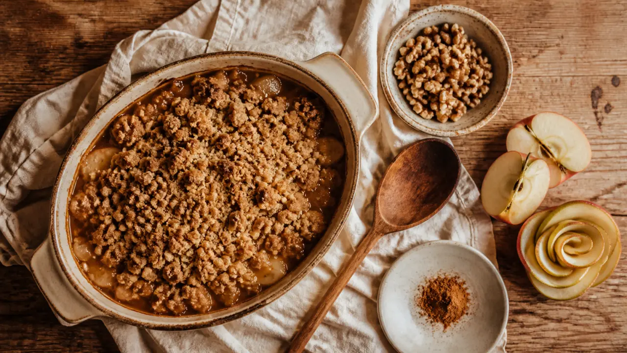Dessert d automne crumble pommes-poires butternut