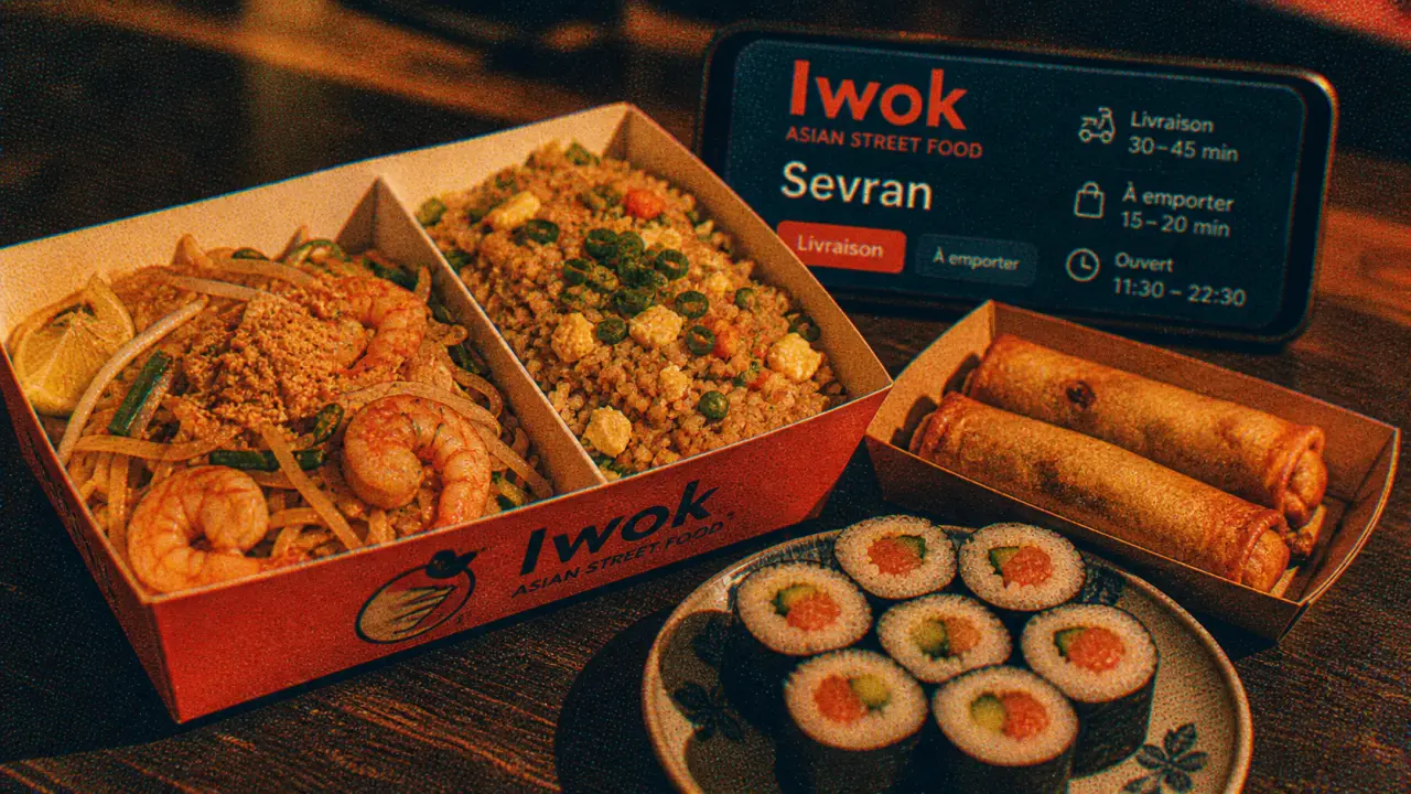 Iwok Asian Street Food Sevran : pad thaï, nems et makis