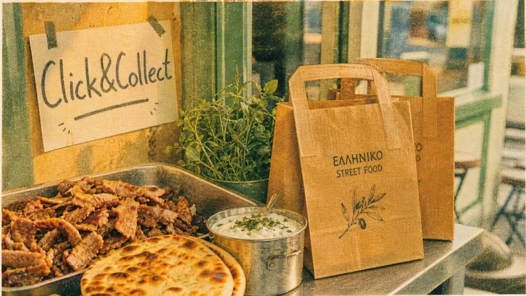 Les Filous Saint-Étienne : street food grecque, Click&Collect et option vegan
