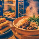 Luna street food viet : bol de bo bun fumant
