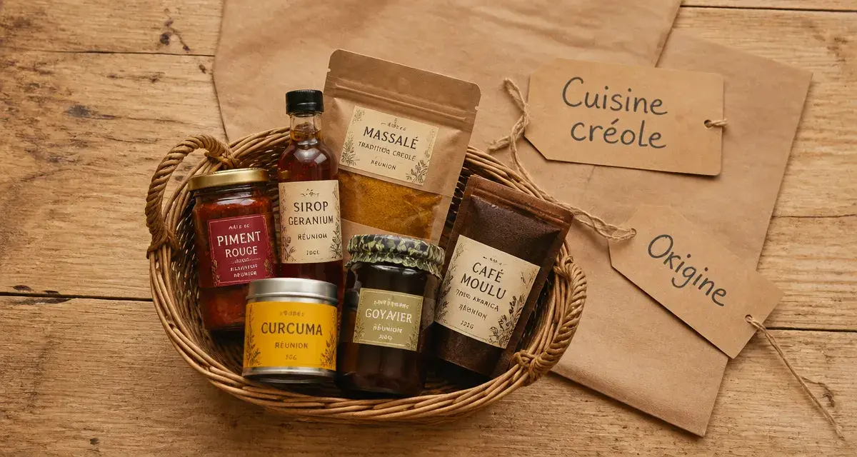 Produit Réunion : épices, café et douceurs