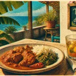 Restaurant ile de la reunion : assiette cari créole et rhum arrangé