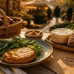 Spécialité ardèche : crique croustillante, picodon AOP, caillette et châtaignes