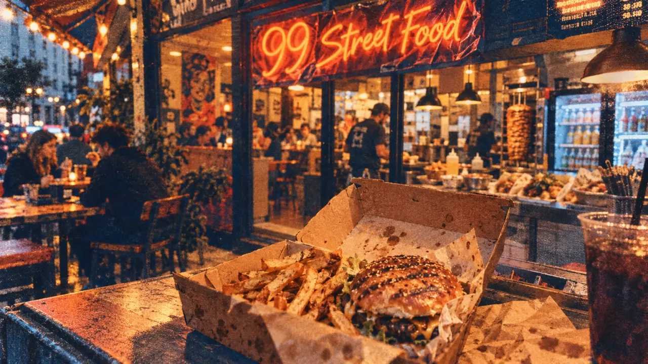99 street food à Ganges : snack vitré, burgers et tacos