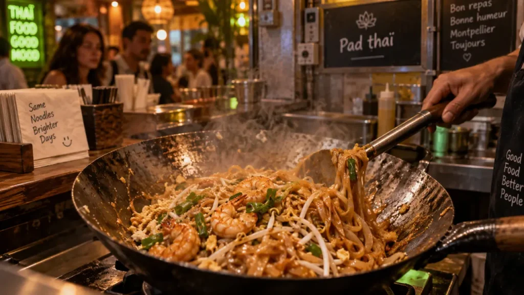 Chô Chaï Montpellier Antigone : 4,5/5 sur Google et une cuisine thaï authentique 7j/7