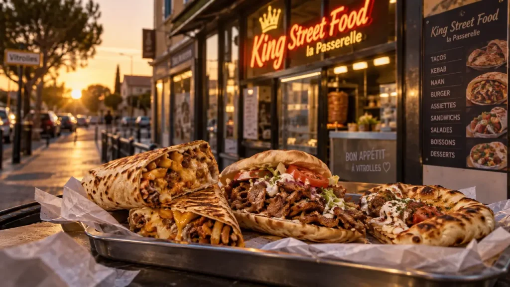 King Street Food la Passerelle à Vitrolles : tacos et kebab halal
