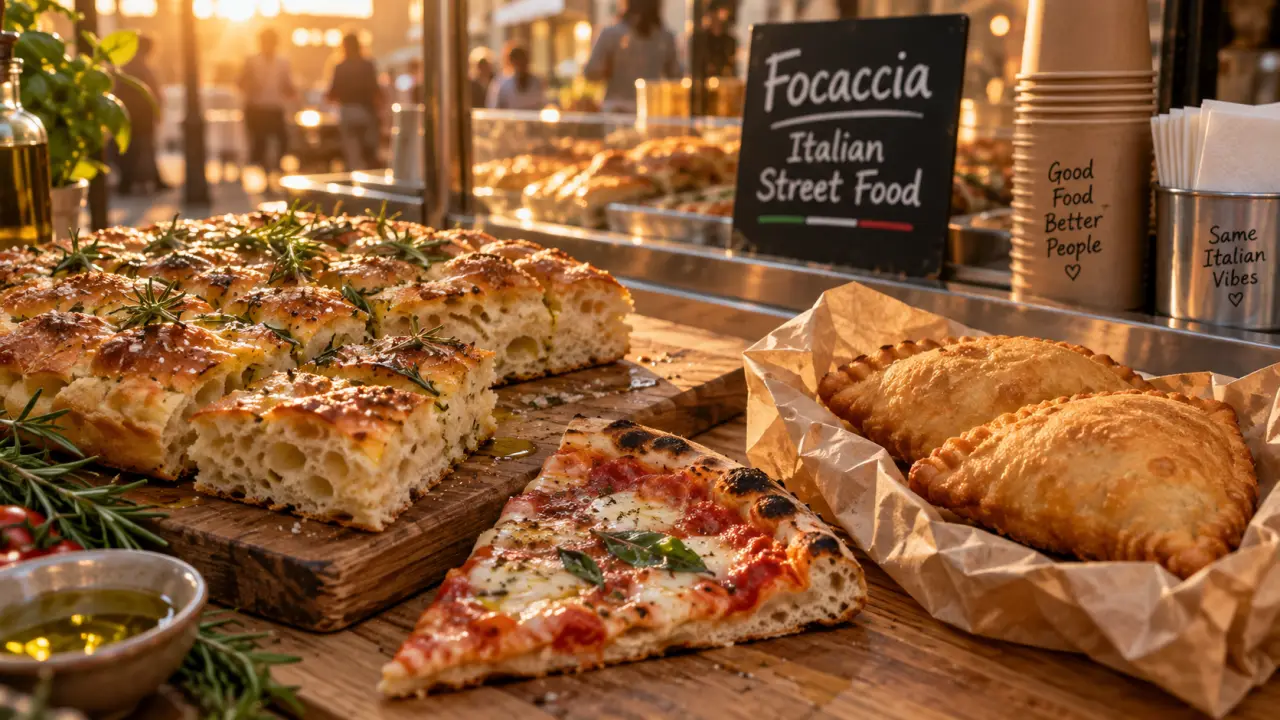 La focaccia italian street food à Thionville : focaccia et panzerotti du traiteur italien