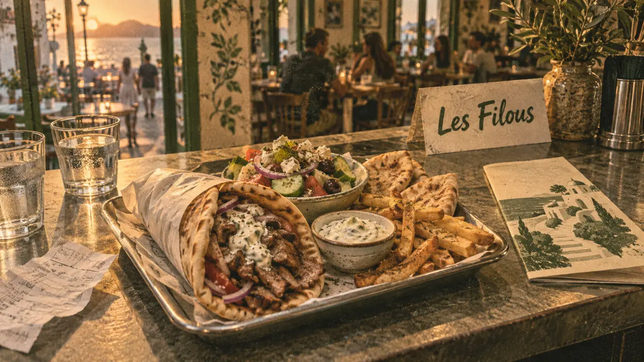 Les filous Saint-Étienne : street food grecque, gyro maison, tzatziki et livraison