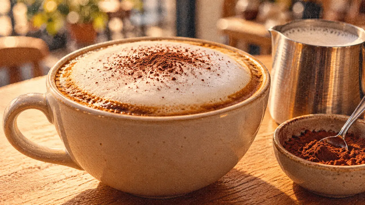 Cappuccino recette maison : mousse fine et espresso