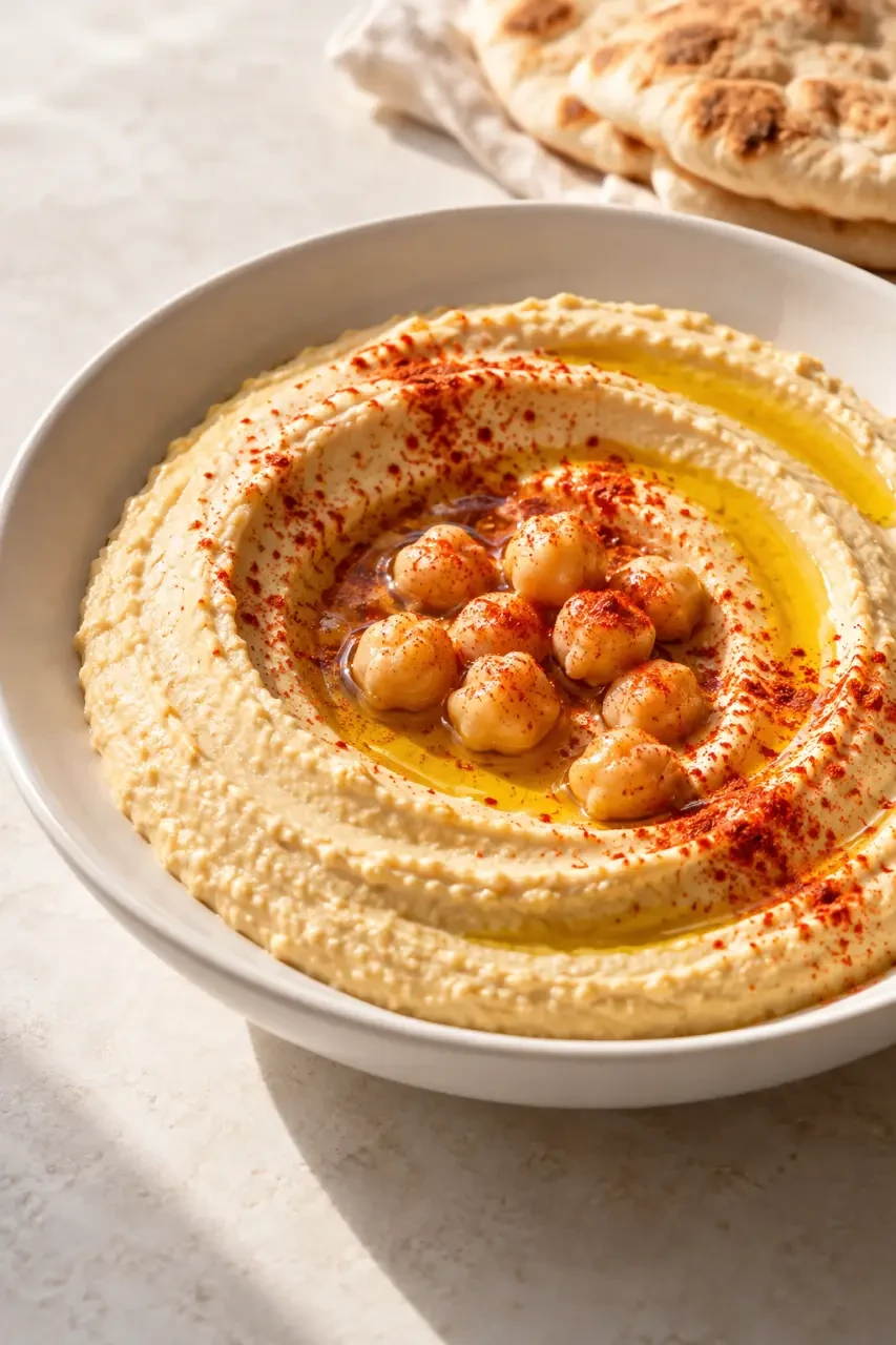 Cuisine libanaise recette : houmous maison crémeux au tahini