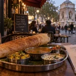Raāsa Indian Street Food à Châtelet : thali sud-indien et dosa