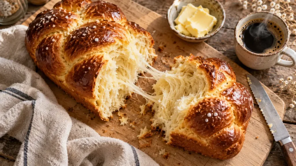 Recette brioche Hervé Cuisine : une mie filante, du tressage au premier goûter